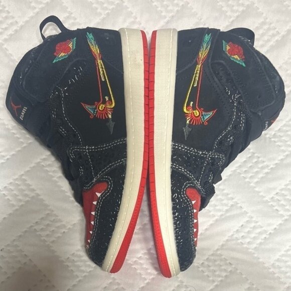 Nike Air Jordan 1 MID GS Siempre Familia Child Size 2Y Big Boy Running Shoes - Picture 9 of 15